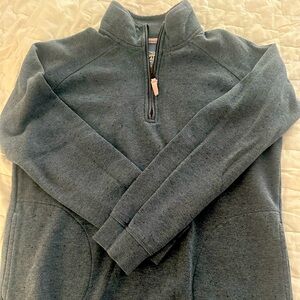 Orvis quarter zip pullover-dusty blue